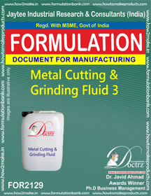 Metal Cutting and Griding Fluid chemicals Fomula -3