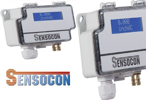 Sensocon Usa Differential Pressure Transmitter Series Dpt1-r8 - Range -12.7 - 12.7 Mmwc Measure Pressure Of: Gas