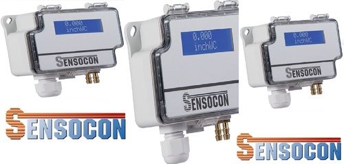 Sensocon USA Differential Pressure Transmitter Series DPT1-R8 - Range  -25.4 - 25.4 mmWC