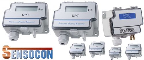 Sensocon USA Differential Pressure Transmitter Series DPT1-R8 - Range  0 - 2.5 mmWC