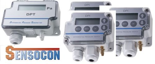 Sensocon USA Differential Pressure Transmitter Series DPT1-R8 - Range  0 - 12.7 mmWC