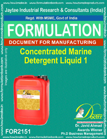 Industrial Use Detergent Product Formulations