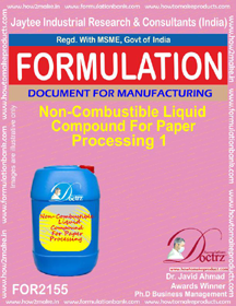Non-Combustive Liquid Compound - Digital Formulation Document | E-Book for Custom Paper Processing