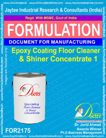 Industrial Use Detergent Product Formulations