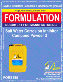Salt Water Corrosion Inhibitor Compound Powder 3 - High-Efficiency Formula | E-Document Guidelines for Small Scale Production