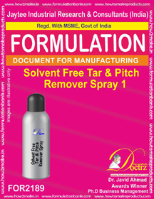 E Books Solvent Free Tar And Pitch Remover Spray Formula -1