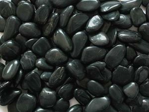 Polished Black Pebbles