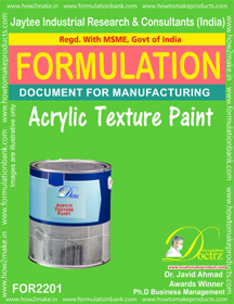 Paint Manufacturing Formulations