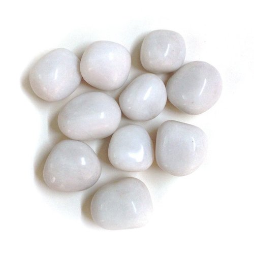 Milky White Polished Pebbles