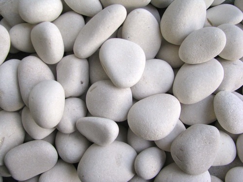 Round White Pebbles