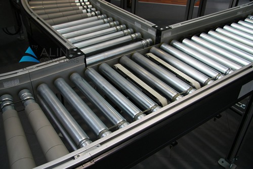 Gravity Roller Conveyor with Rubber Rollers