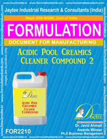 Swimming Pool Chemical Formula