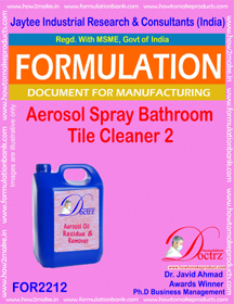 E Books Aerosol Acidic Bathroom Spray Tile Cleaner 2