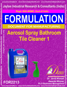 Bathroom Cleaning Formulations
