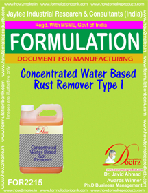 Rust Removers & Rust Preventives Formulations