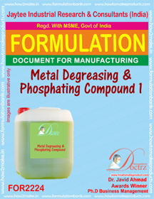 Metal Polishes Formulations