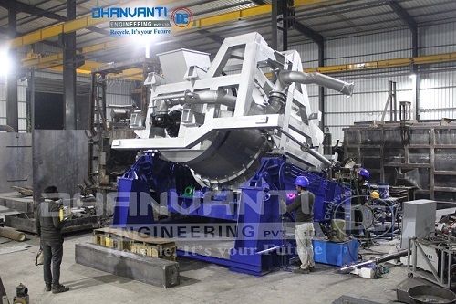 Aluminium Rotary Tilting Furnace