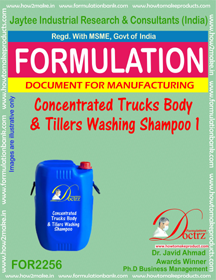 Bus Truck and Trains Cleaner Formulations