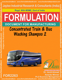 Concentrated Train and Bus Washing Shampoo-2
