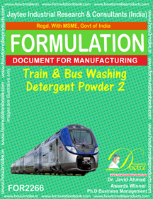 Bus Truck and Trains Cleaner Formulations