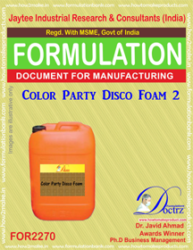 Entertainment and Party Products Formulations