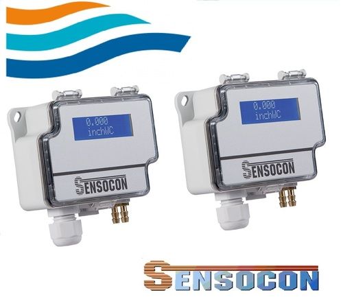 Sensocon USA Differential Pressure Transmitter Series DPT10-R8 - Range -622 - 622 Pa