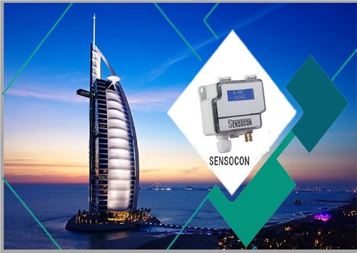 Sensocon USA Differential Pressure Transmitter Series DPT10-R8 - Range 0 - 250 Pa