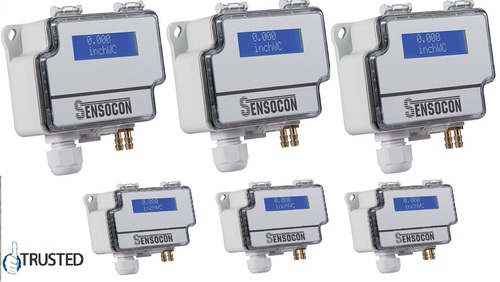 Sensocon USA Differential Pressure Transmitter Series DPT10-R8 - Range 0 - 1250 Pa