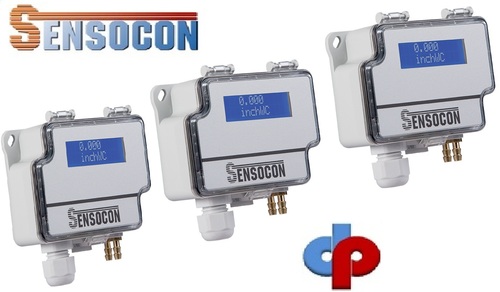 Sensocon USA Differential Pressure Transmitter Series DPT10-R8 - Range 0 - 2500 Pa