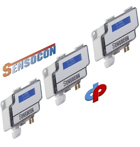 Sensocon USA Differential Pressure Transmitter Series DPT10-R8 - Range -6.2 - 6.2 - mbar