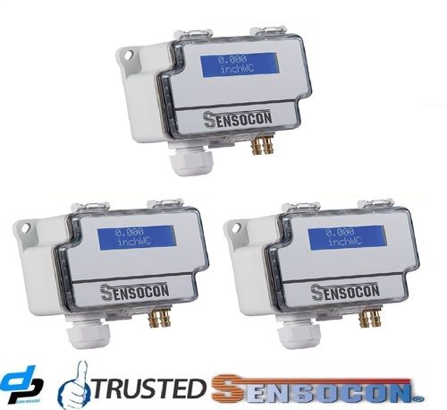 Sensocon USA Differential Pressure Transmitter Series DPT10-R8 - Range 0 - 2.5 mbar