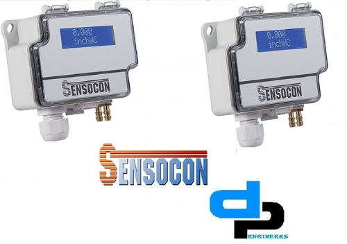 Sensocon USA Differential Pressure Transmitter Series DPT10-R8 - Range -127 - 127 mmWC