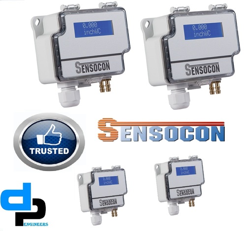 Sensocon USA Differential Pressure Transmitter Series DPT30-R8 - Range  -10.0 - 10.0 inWC