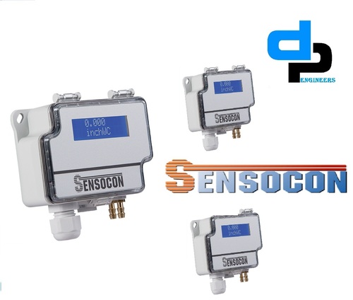 Sensocon USA Differential Pressure Transmitter Series DPT30-R8 - Range  -15.0 - 15.0 inWC