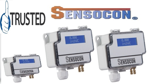 Sensocon USA Differential Pressure Transmitter Series DPT30-R8 - Range  -1250 - 1250 Pa