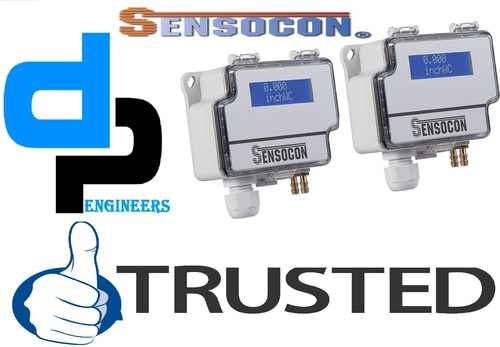 Sensocon USA Differential Pressure Transmitter Series DPT30-R8 - Range  -3750 - 3750 Pa