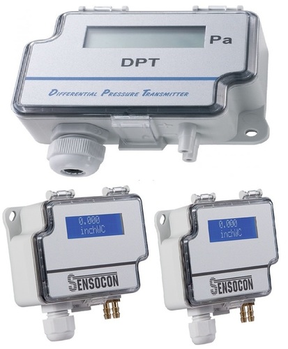 Sensocon USA Differential Pressure Transmitter Series DPT30-R8 - Range  0 - 380 mmWC