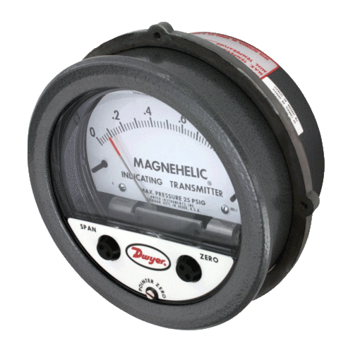 MAGNEHELIC DIFFERENTIAL PRESSURE INDICATING TRANSMITTER