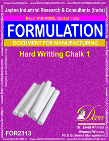 Hard Writing Chalk - Formula-1 V.2313 eBook | Perfect for Durable Writing, Downloadable Document