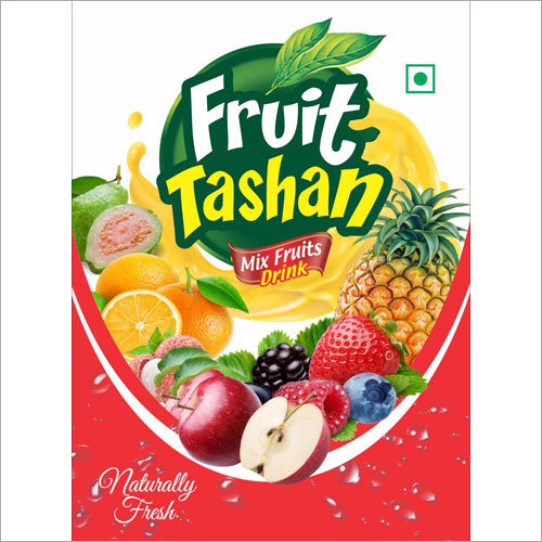 Custom Print Mix Fruit Bottle Label