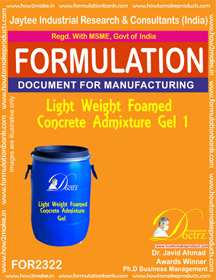 Construction Admixture Formulas