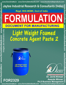 E Books Light Weight Foamed Concrete Agent Paste-2