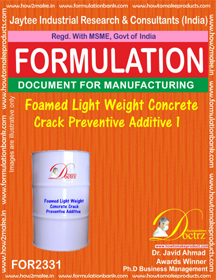 E Books Light Weight Foamed Concrete Crack Preventive Agent-1