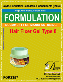 Hair fixer gel formulation type-8