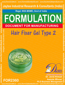 Hair fixer gel formulation type-2