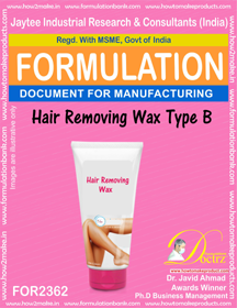Hair Removing Wax Formula type-B