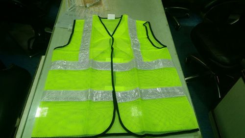 Safety Reflective Jackets - Polyester, Multiple Sizes, Lime Green | High Visibility, Durable Material, Comfortable Fit, Machine Washable, Lightweight