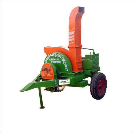 Triple Mouth Tractor Operated Chaff Cutter Machine 2 Front