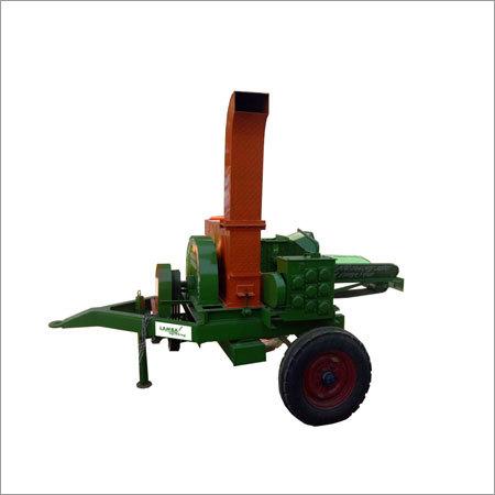 Triple Mouth Tractor Operated Chaff Cutter Machine 2 Side