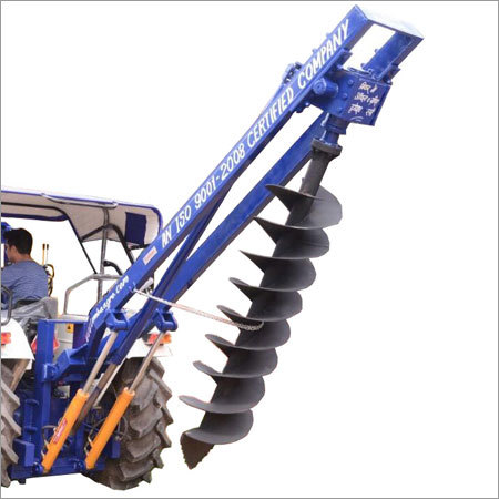 Double Boom Double Pump Hydraulic Post Hole Digger